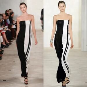 Ralph Lauren Collection Purple Label Knit Silk Tube Dress Designer Luxury $2,998